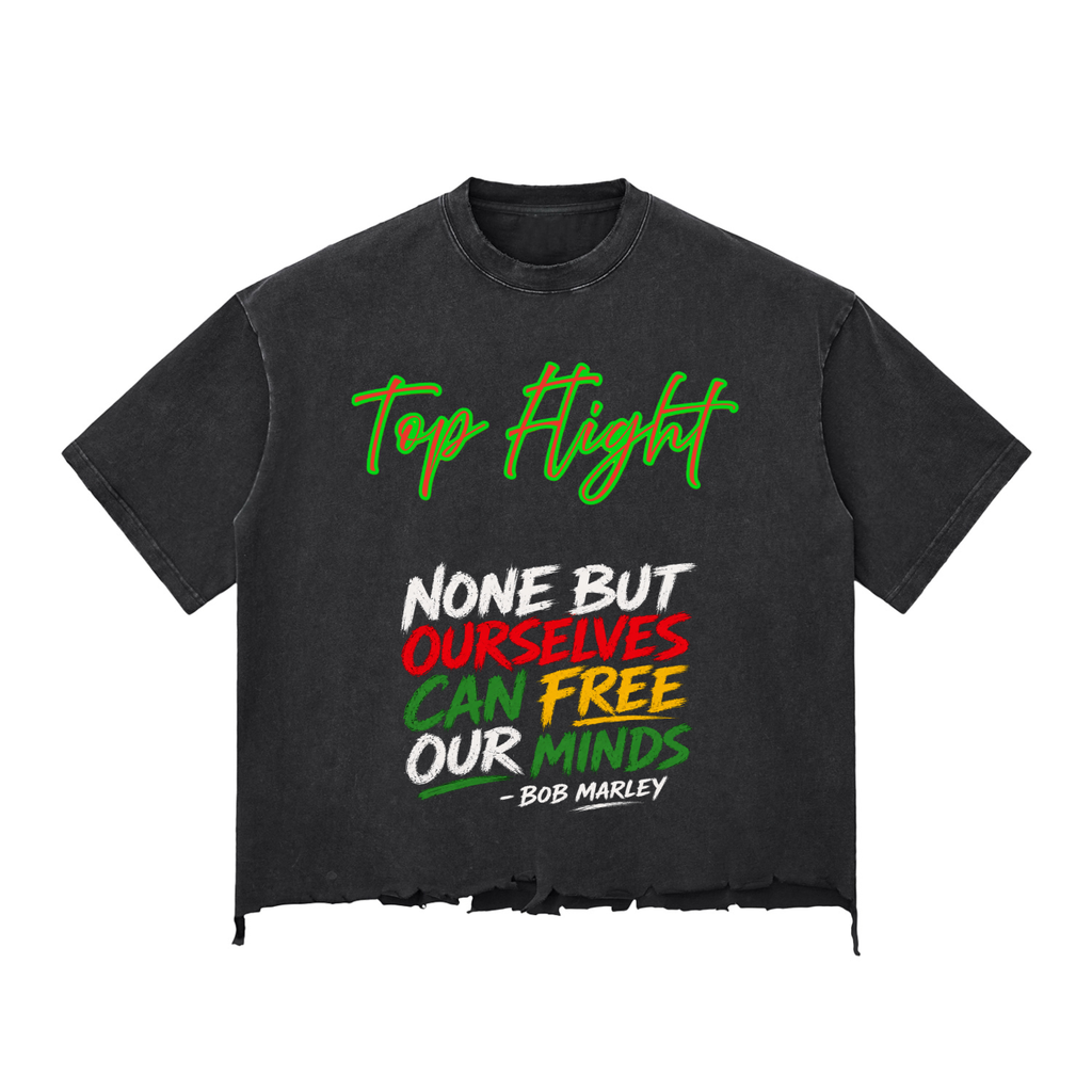 TF Marley Snow Wash Raw-Hem Boxy T-shirt