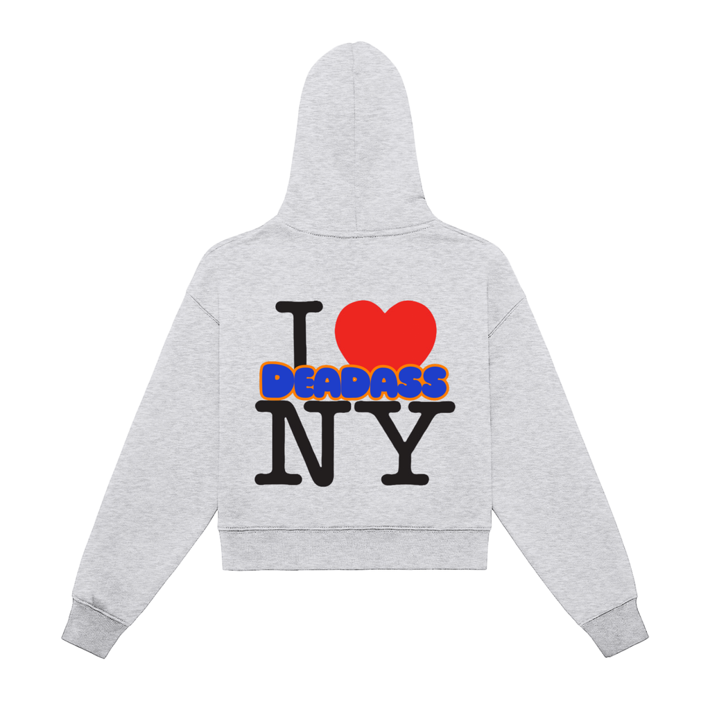 Women’s Respect Fleeced Zip-Up Cropped Hoodie