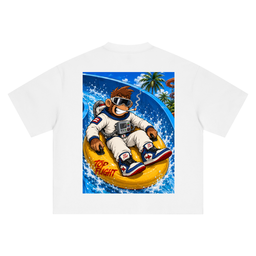 TF Astronaut Monkey Boxy Oversized T-Shirt (DTG)