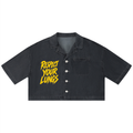 Top Flight Boxy Cropped Shirt
