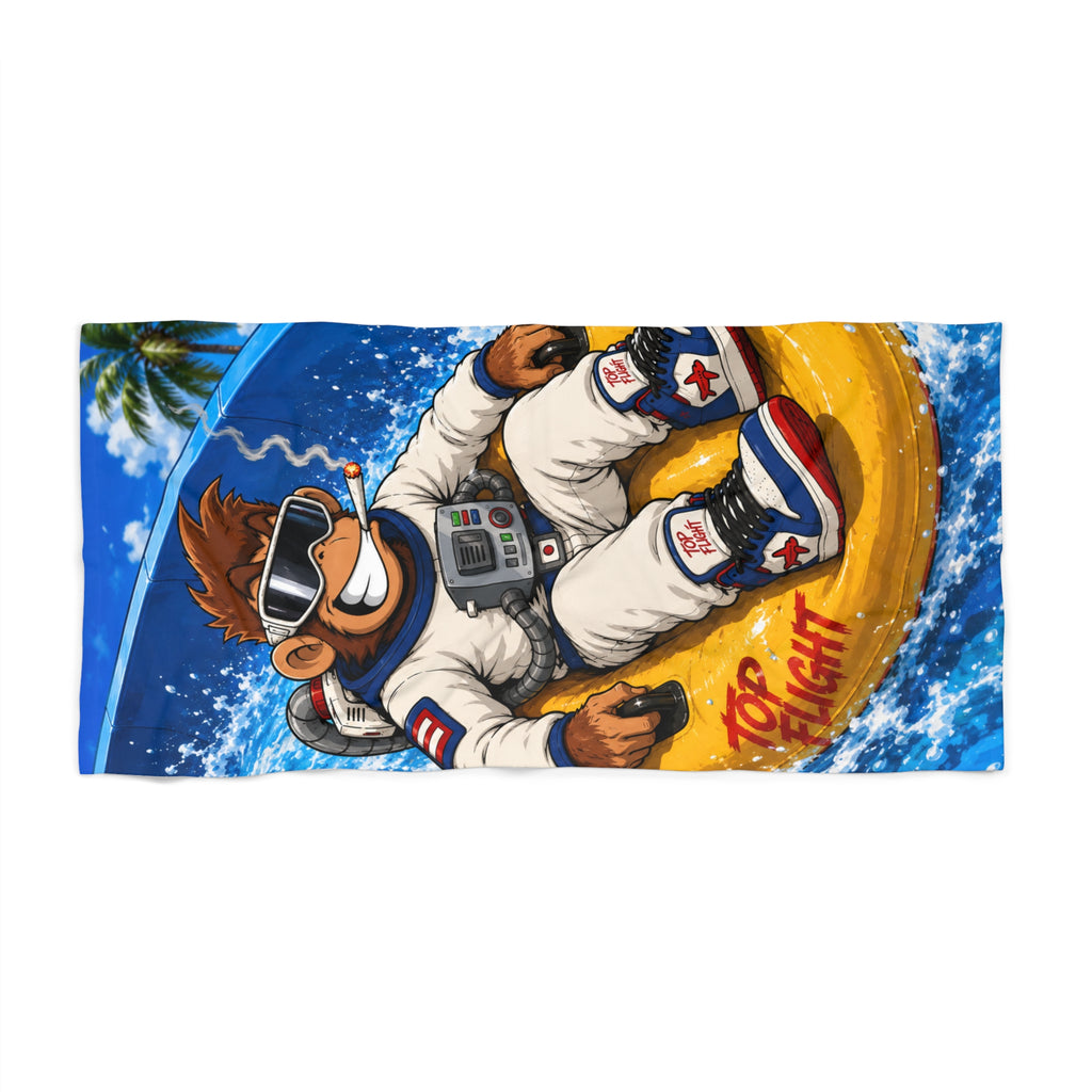 Top Flight Astronaut Monkey Beach Towel