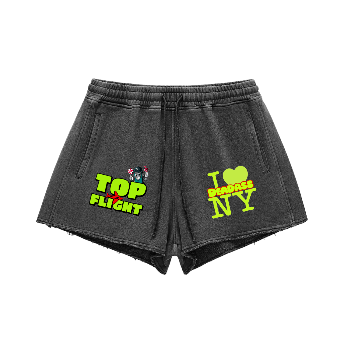 I Deadass Love NY Drawstring Shorts (DTG)
