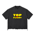 TF Basquiat Bank Snow Wash Raw-Hem Boxy T-shirt