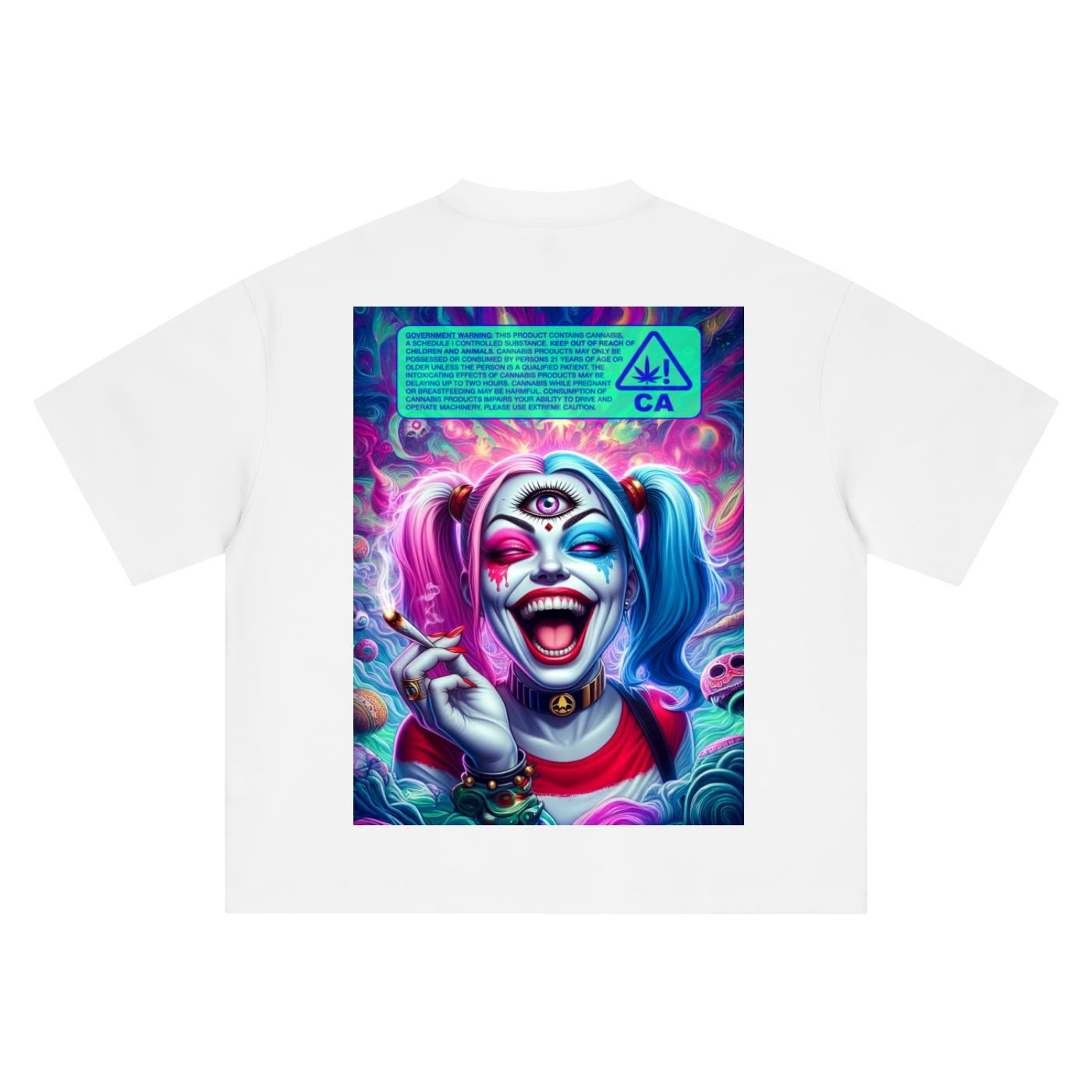 TF Psychedelic Boxy Oversized T-Shirt