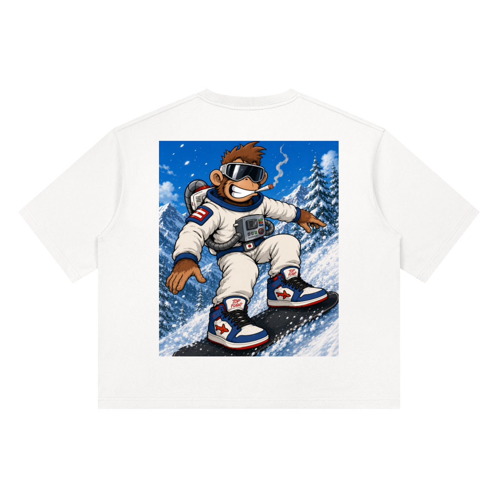 TF Monkey Astronaut Heavyweight Boxy T-Shirt