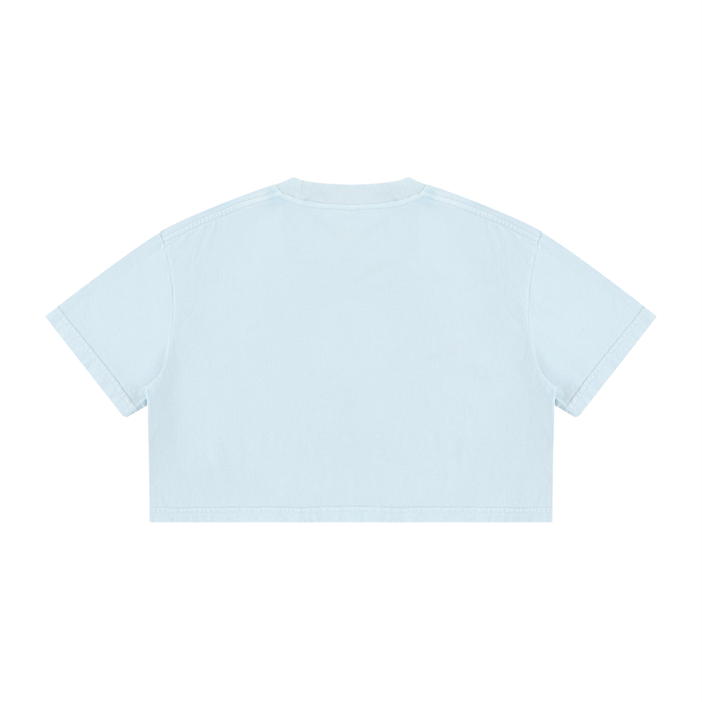 TF Groovy Mineral Wash Cotton Crop T-Shirt