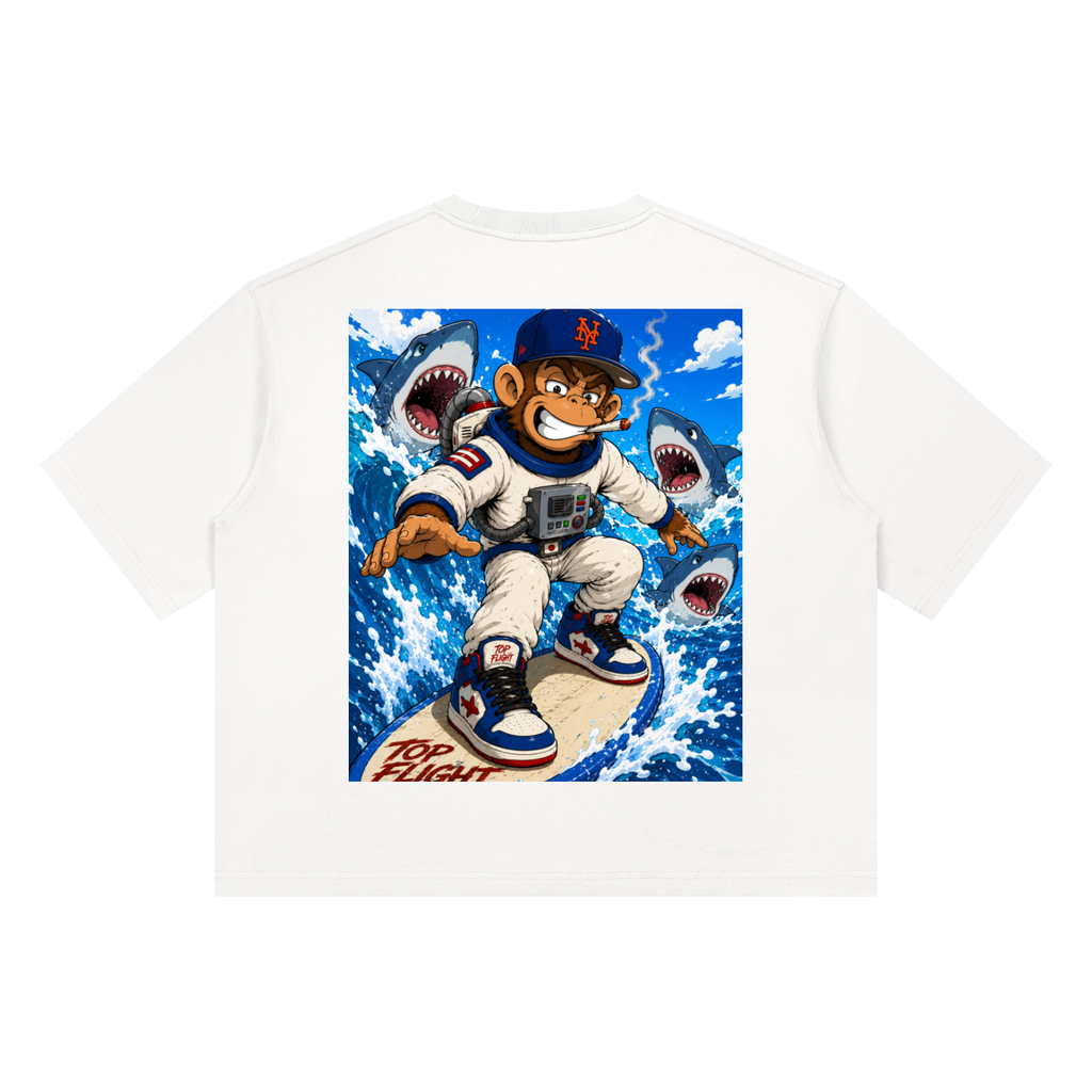 NY Monkey Astronaut Heavyweight Boxy T-Shirt
