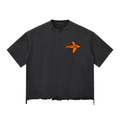 TF Deadbeat Snow Wash Raw-Hem Boxy T-shirt