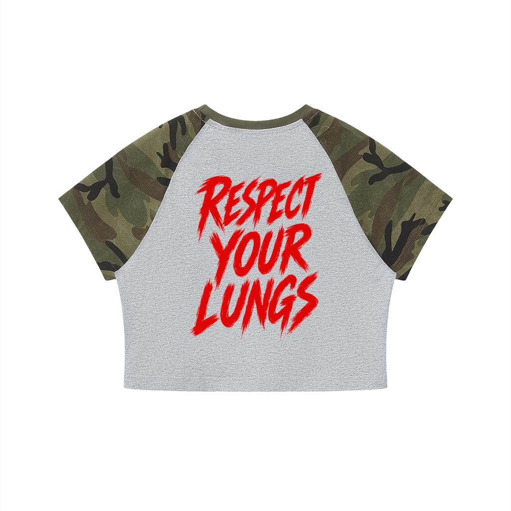 Top Flight Camo Crop T-Shirt