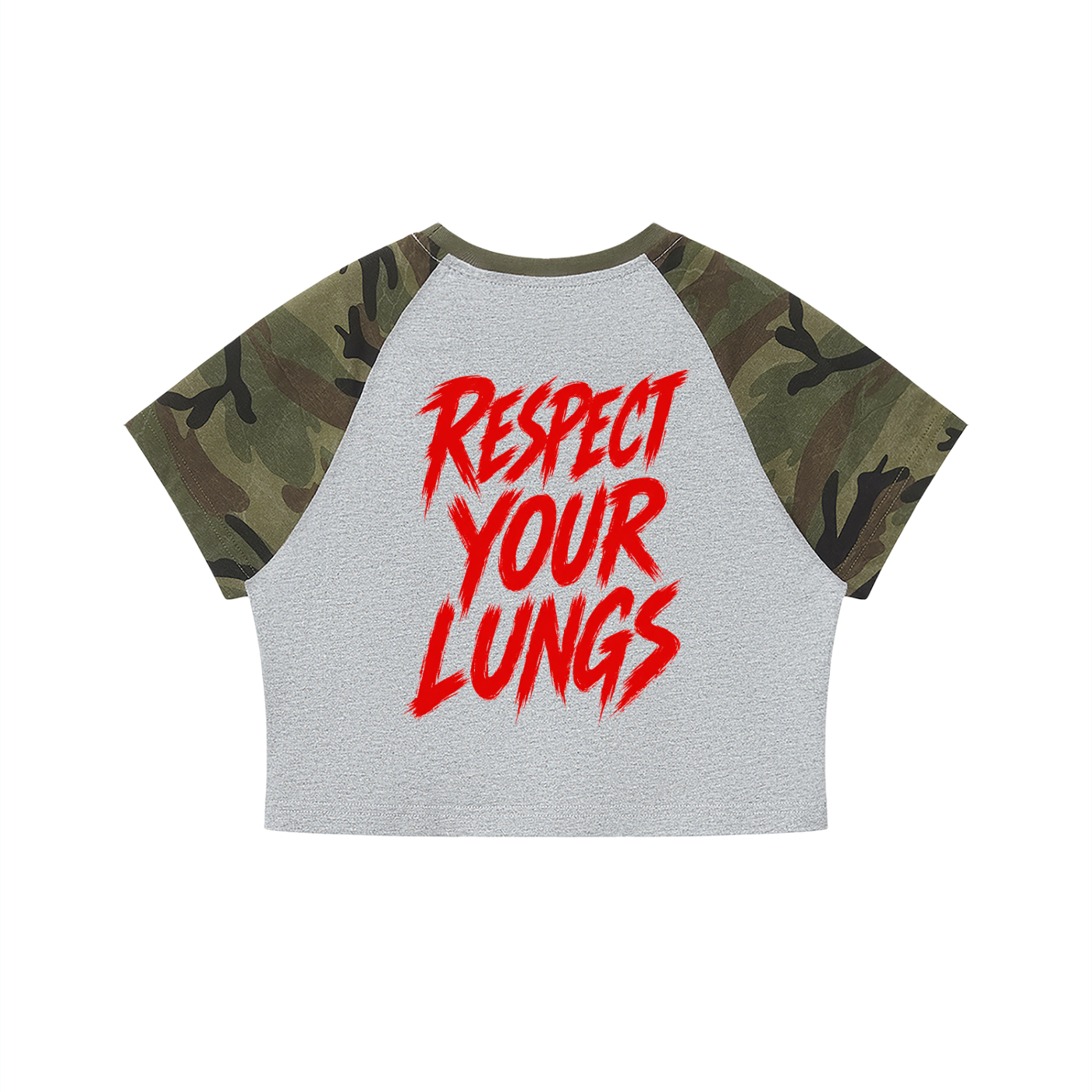 Top Flight Camo Crop T-Shirt