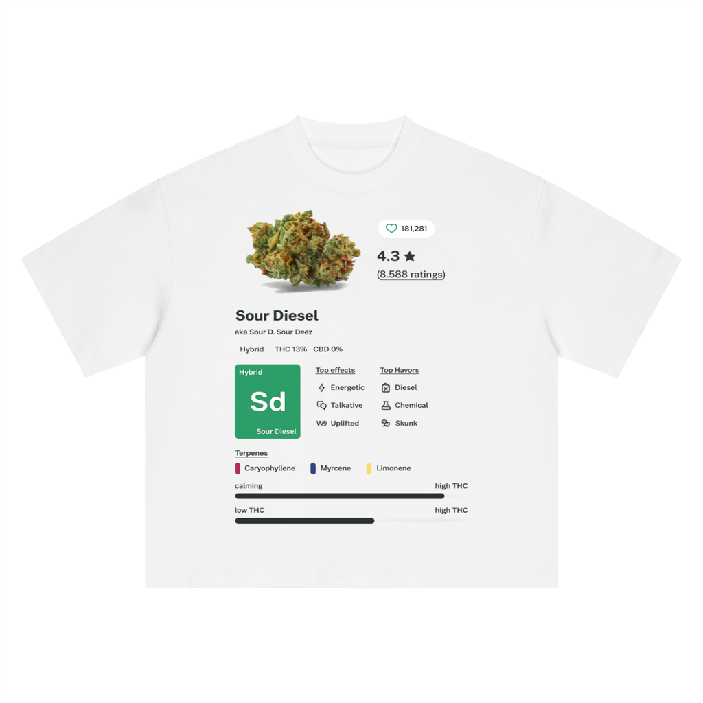 TF Sour Diesel Boxy Oversized T-Shirt