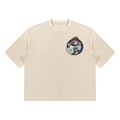 TF Unisex Respect Mineral Wash Waffle Boxy T-Shirt