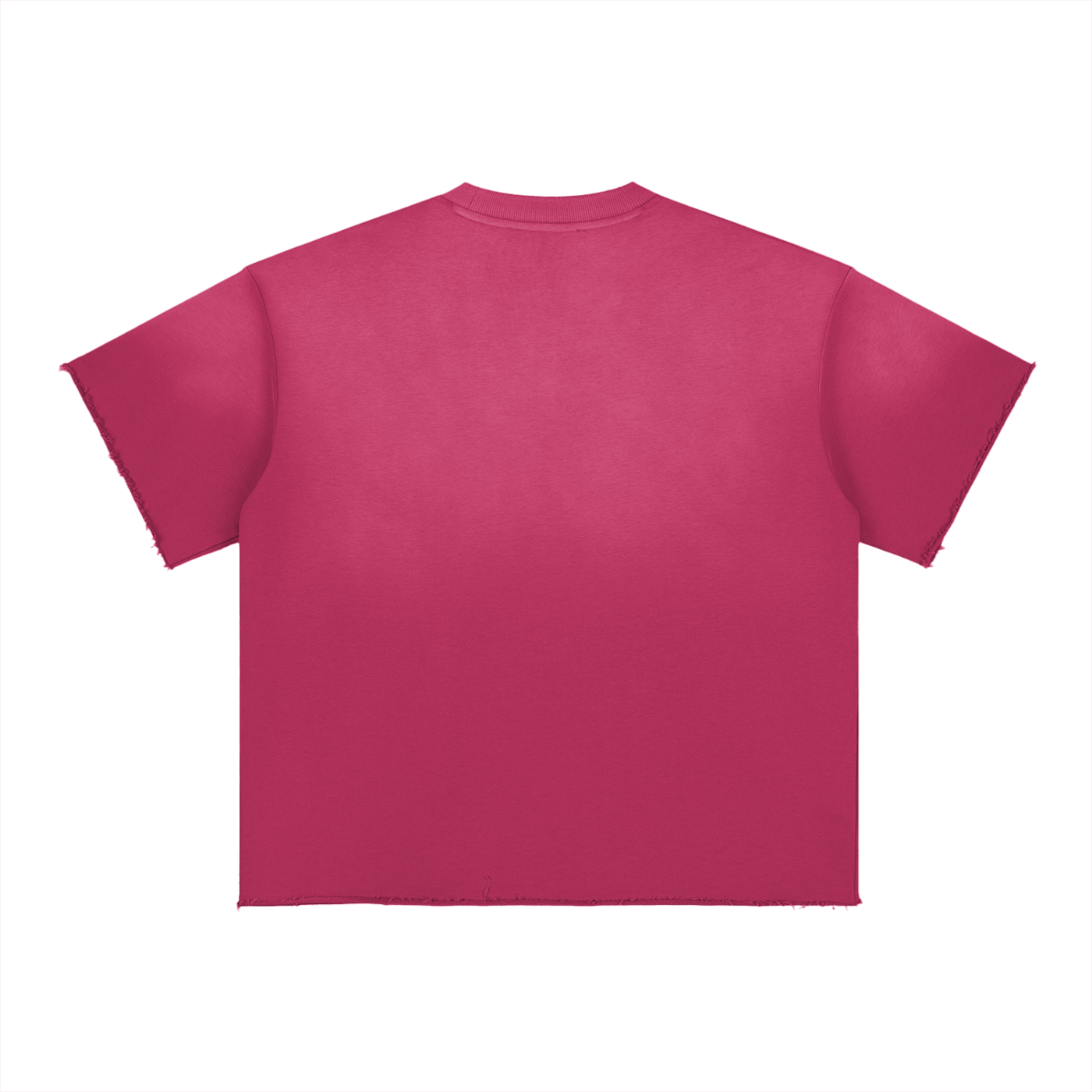 TF Unisex Groovy Sun Fade Raw Edge T-Shirt