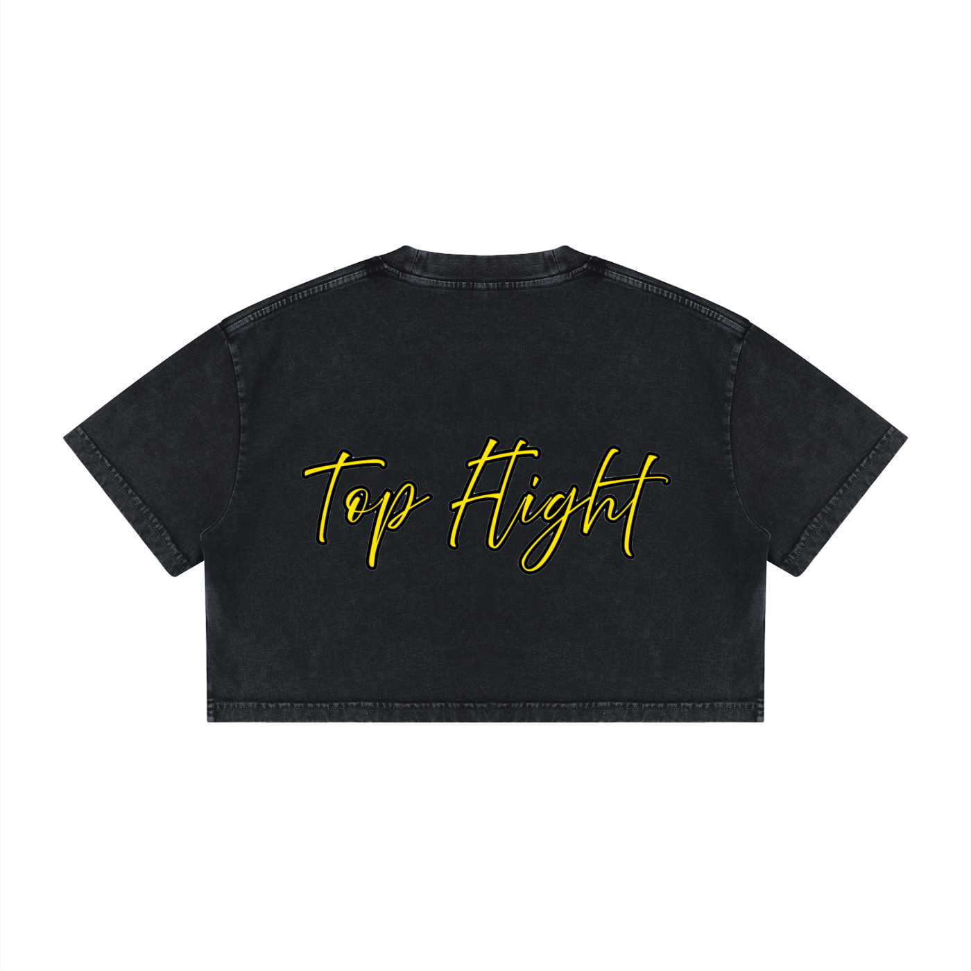 TF Groovy Mineral Wash Cotton Crop T-Shirt