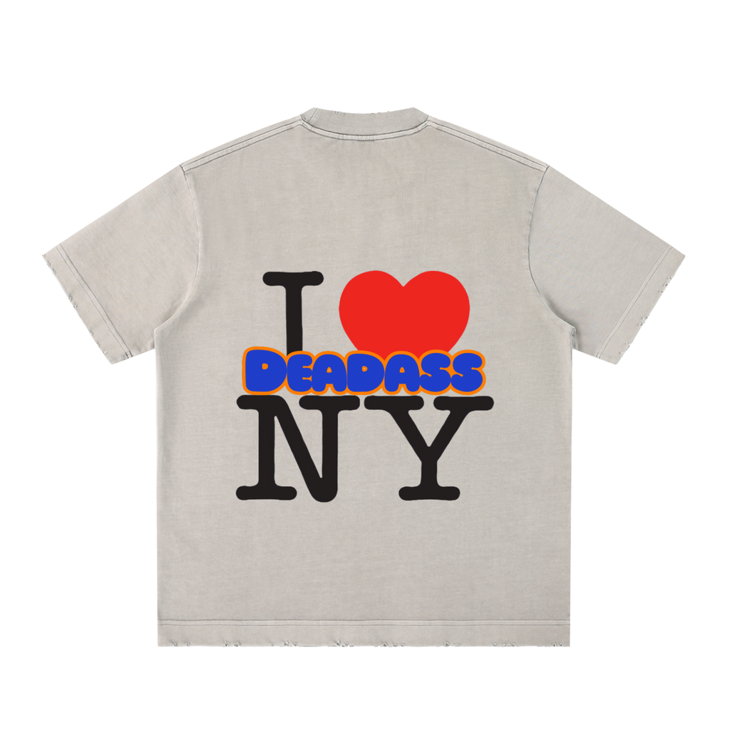 I Deadass Love NY Heavyweight Vintage T-Shirt (DTG)