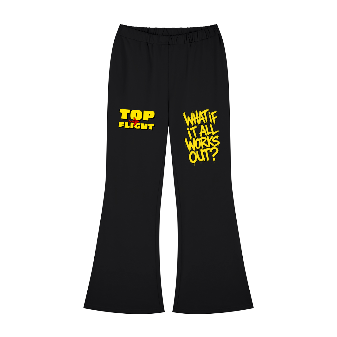 Top Flight WHAT IF Slim-Fit Flared Sweatpants (DTG)