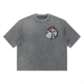 TF Unisex Respect Mineral Wash Waffle Boxy T-Shirt