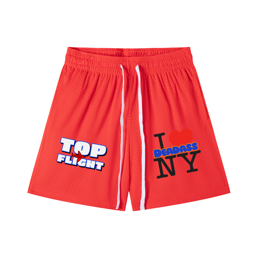 Top Flight Orange Basketball Shorts(DTF)