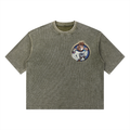 TF Unisex Respect Mineral Wash Waffle Boxy T-Shirt