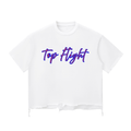 TF Kisses Snow Wash Raw-Hem Boxy T-shirt