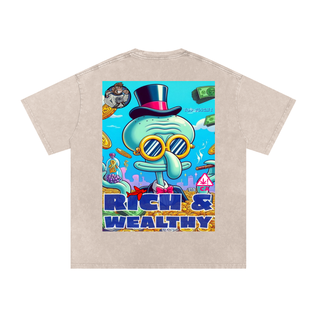 Top Flight Mylar Rich & Wealthy T-Shirt (DTG)
