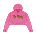 Top Flight Mineral Washed Crop Hoodie (DTG)