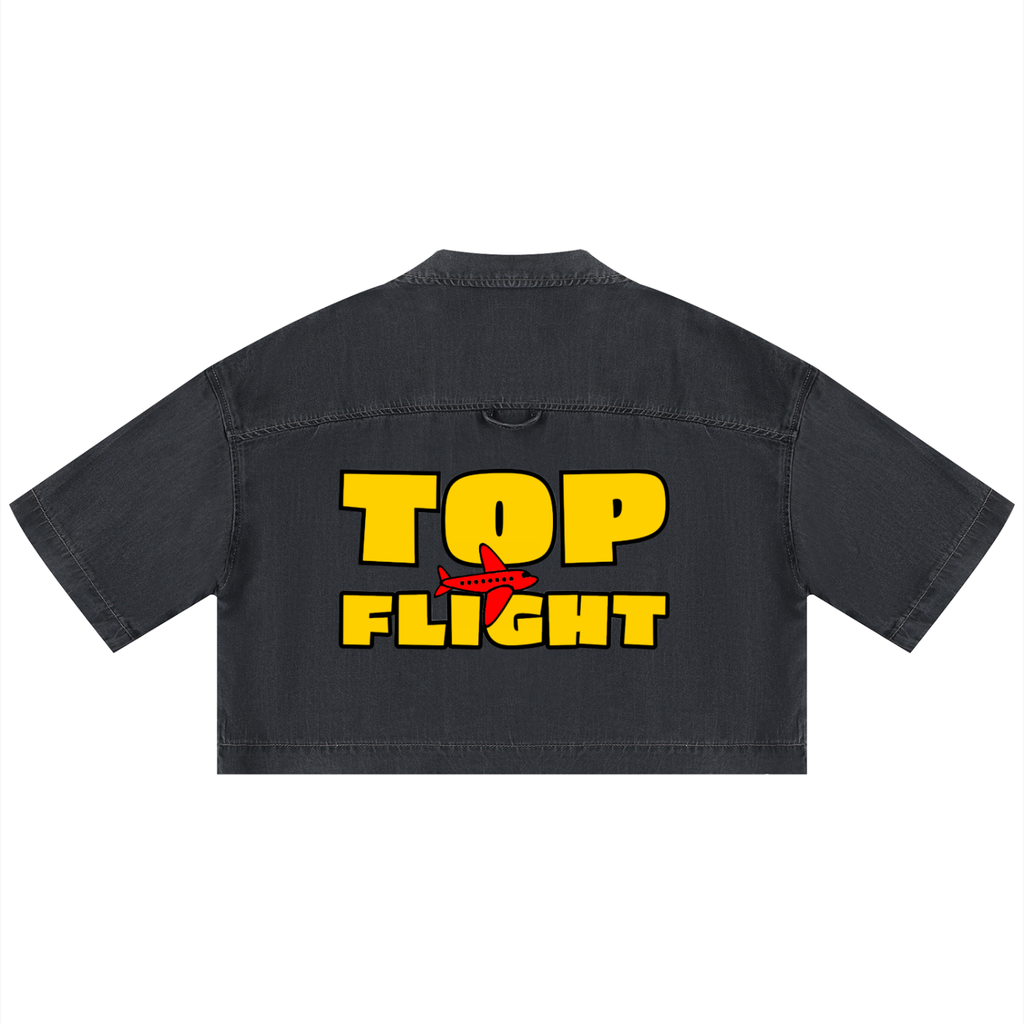 Top Flight Boxy Cropped Shirt