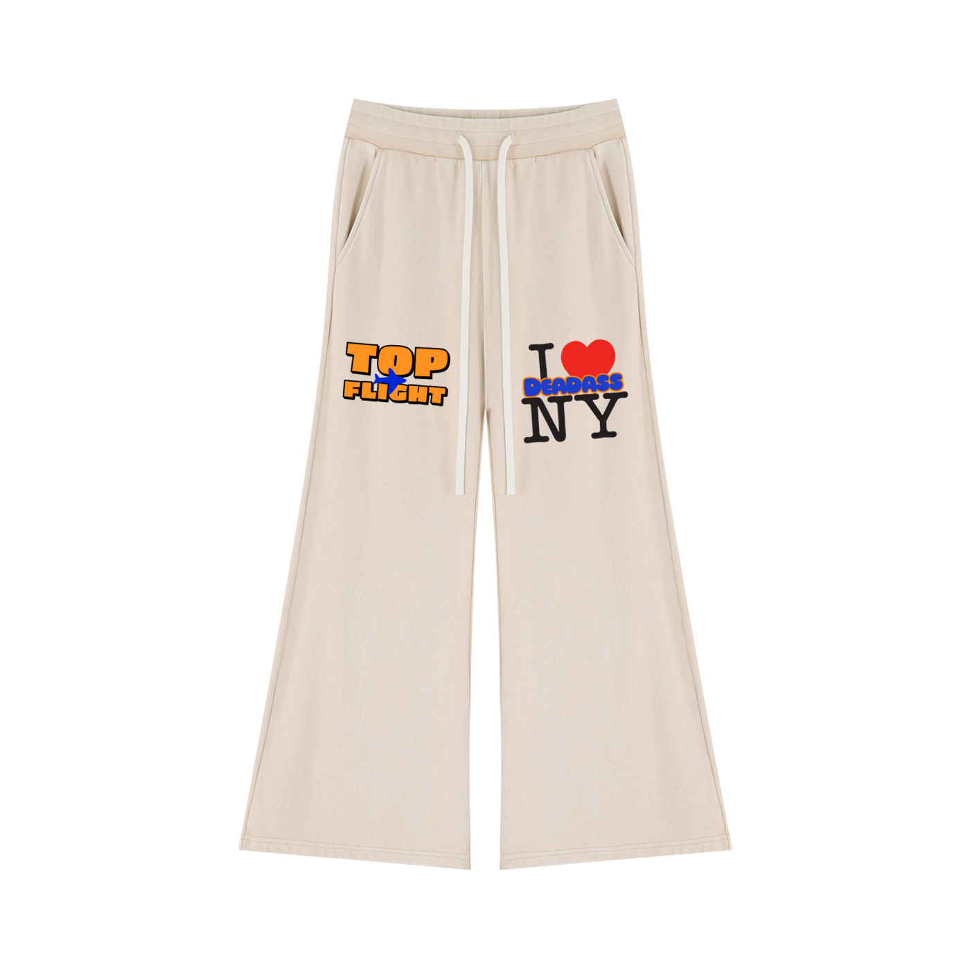 Top Flight Mineral Wash Flared Leg Sweatpants (DTG)