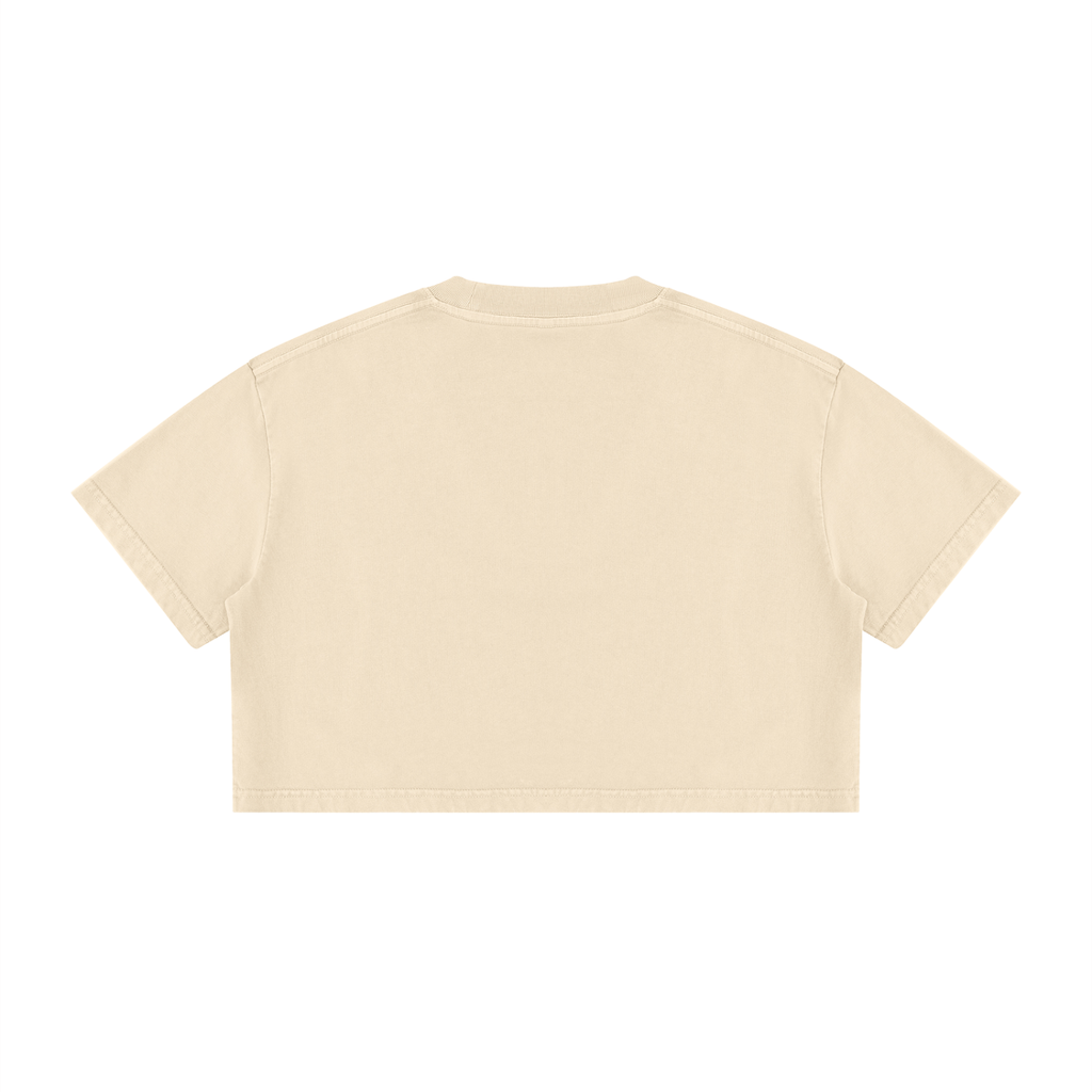 TF Groovy Mineral Wash Cotton Crop T-Shirt