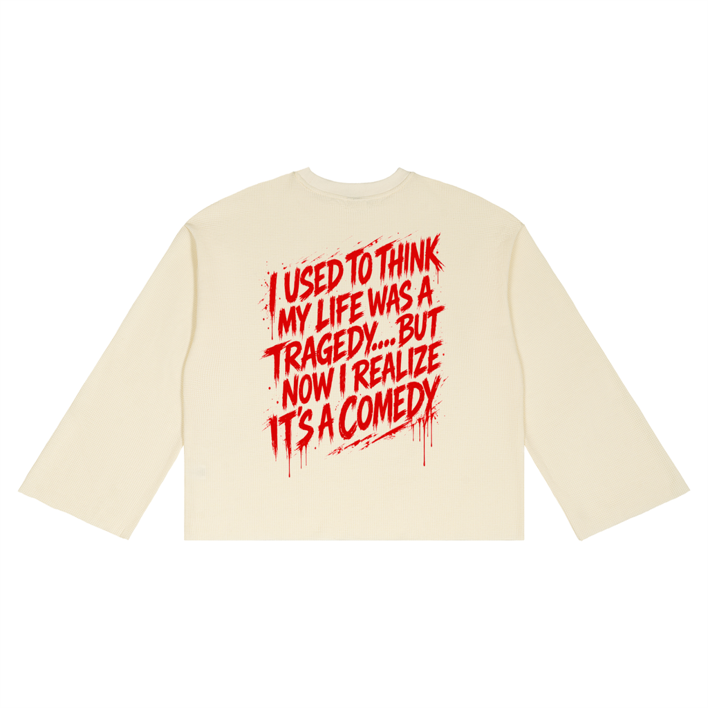 Unisex Top Flight Villain Quote Raw Edge T-Shirt (DTG)