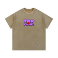TF Unisex Villain Quote Mineral Wash Waffle Knit T-Shirt