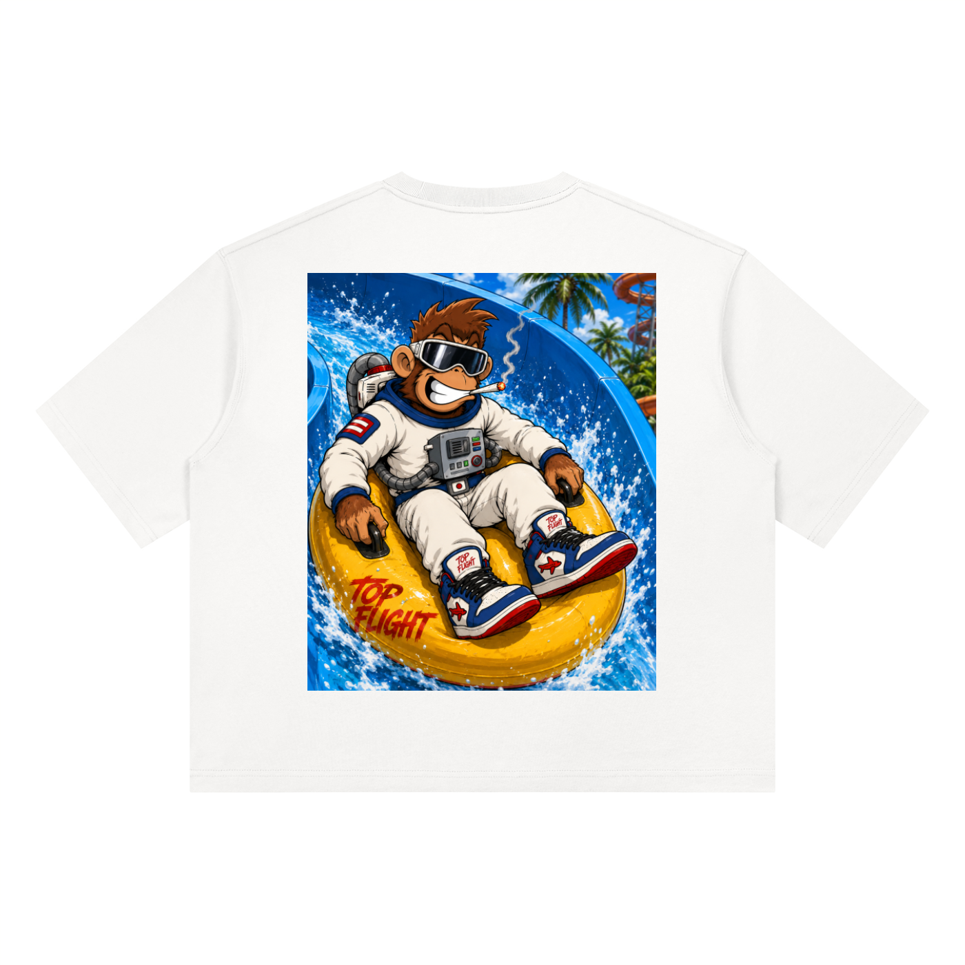TF Monkey Astronaut Heavyweight Boxy T-Shirt