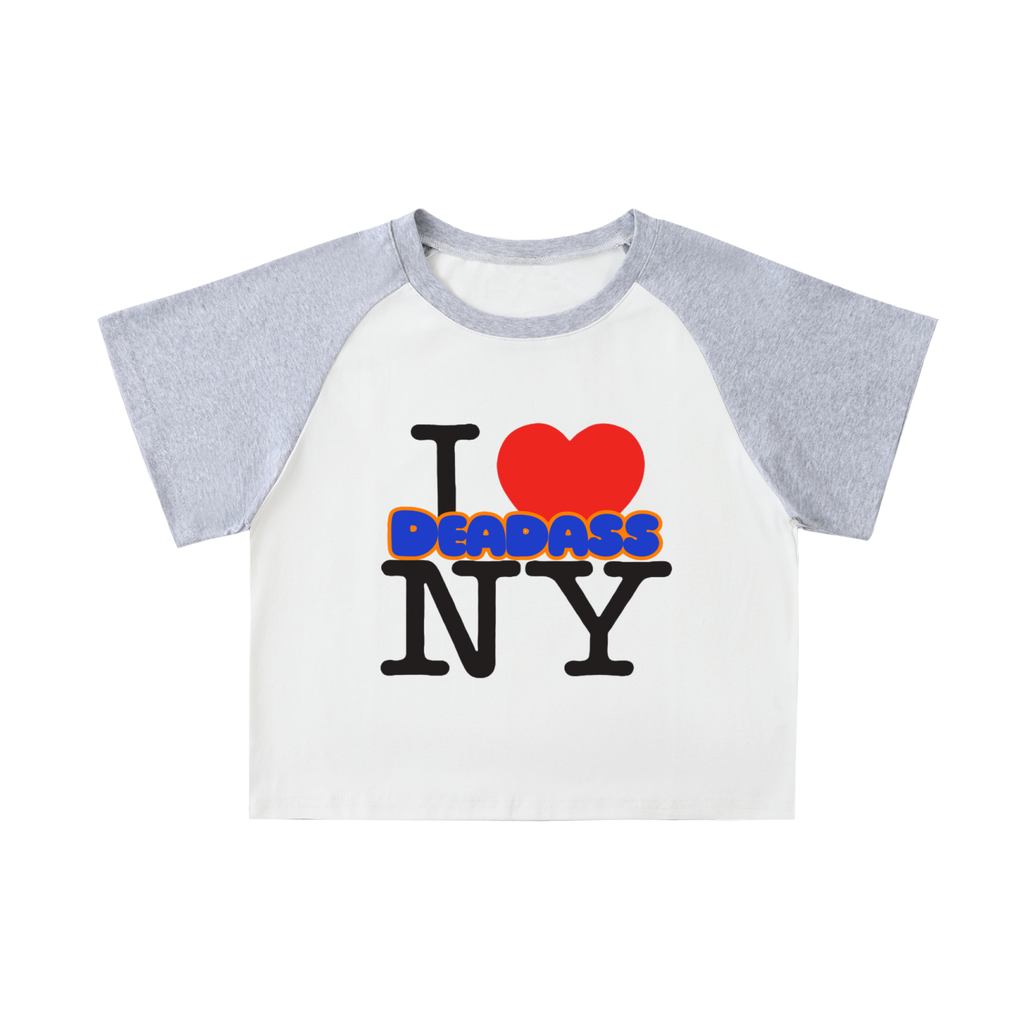 I Deadass Love NY Crop Top (DTG)