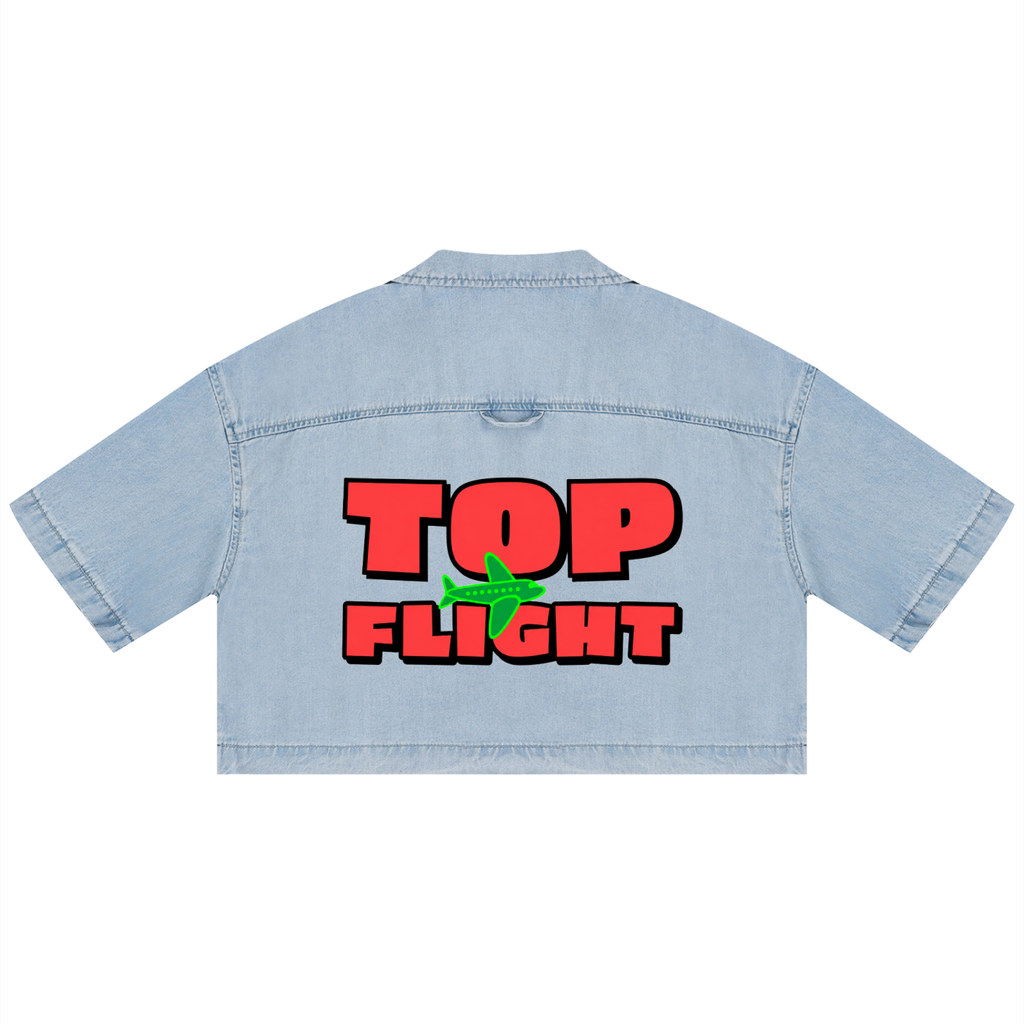 Top Flight Boxy Cropped Shirt