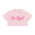 Women's Groovy Mineral Wash Crop T-Shirt