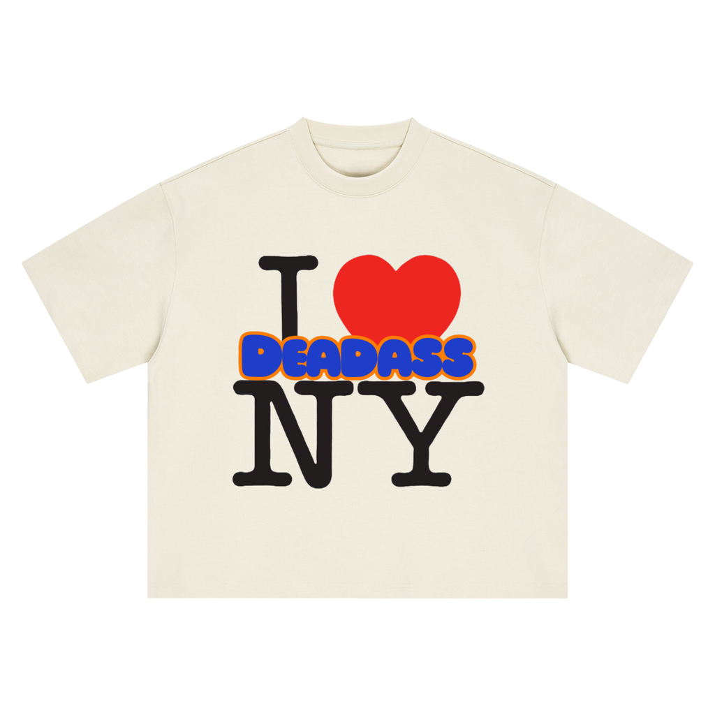 TF I Deadass Love NY Boxy Oversized T-Shirt